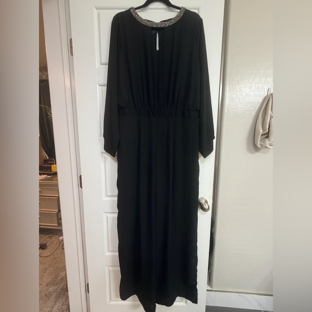 Gibson Latimer Classic Black Long Sleeve jumpsuit